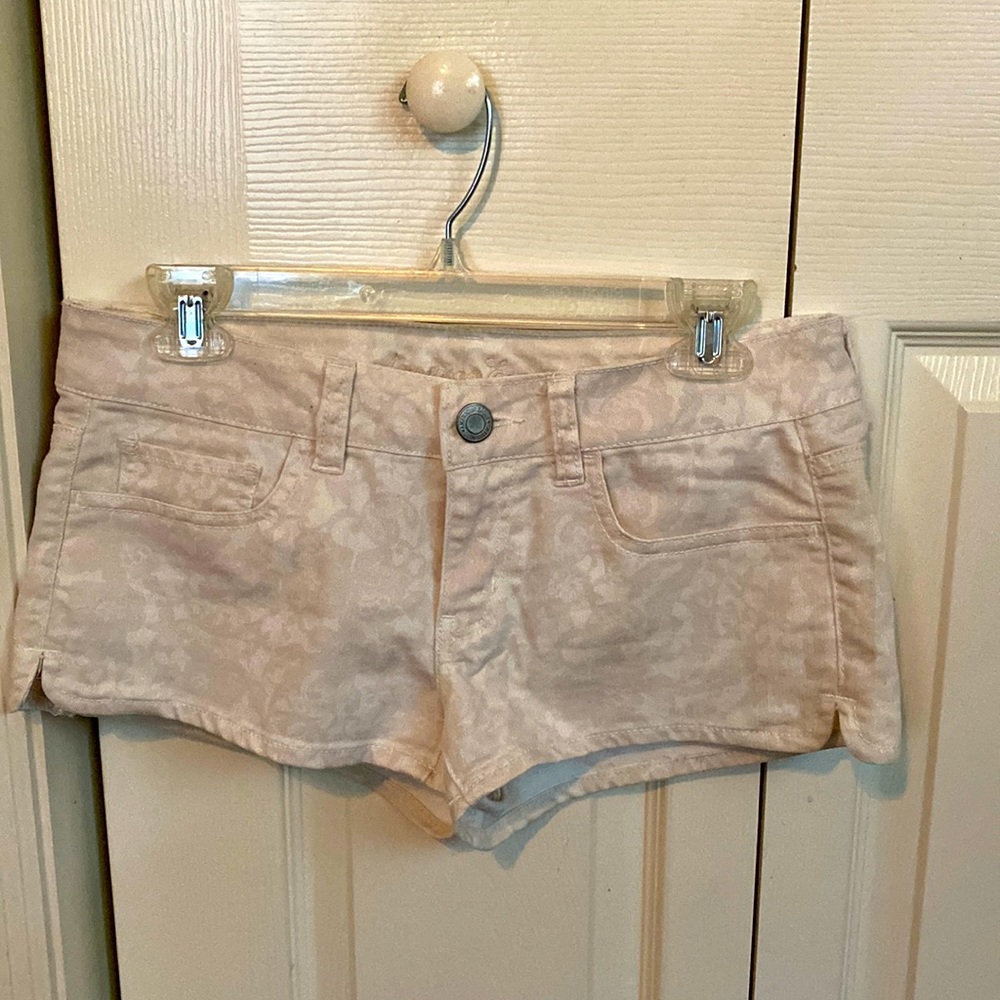 Light Pink and White Shorts